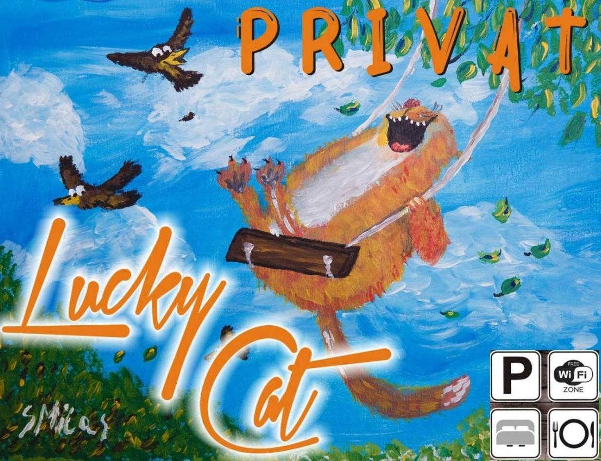 Lucky Cat Hotel Nova Lesna Bagian luar foto